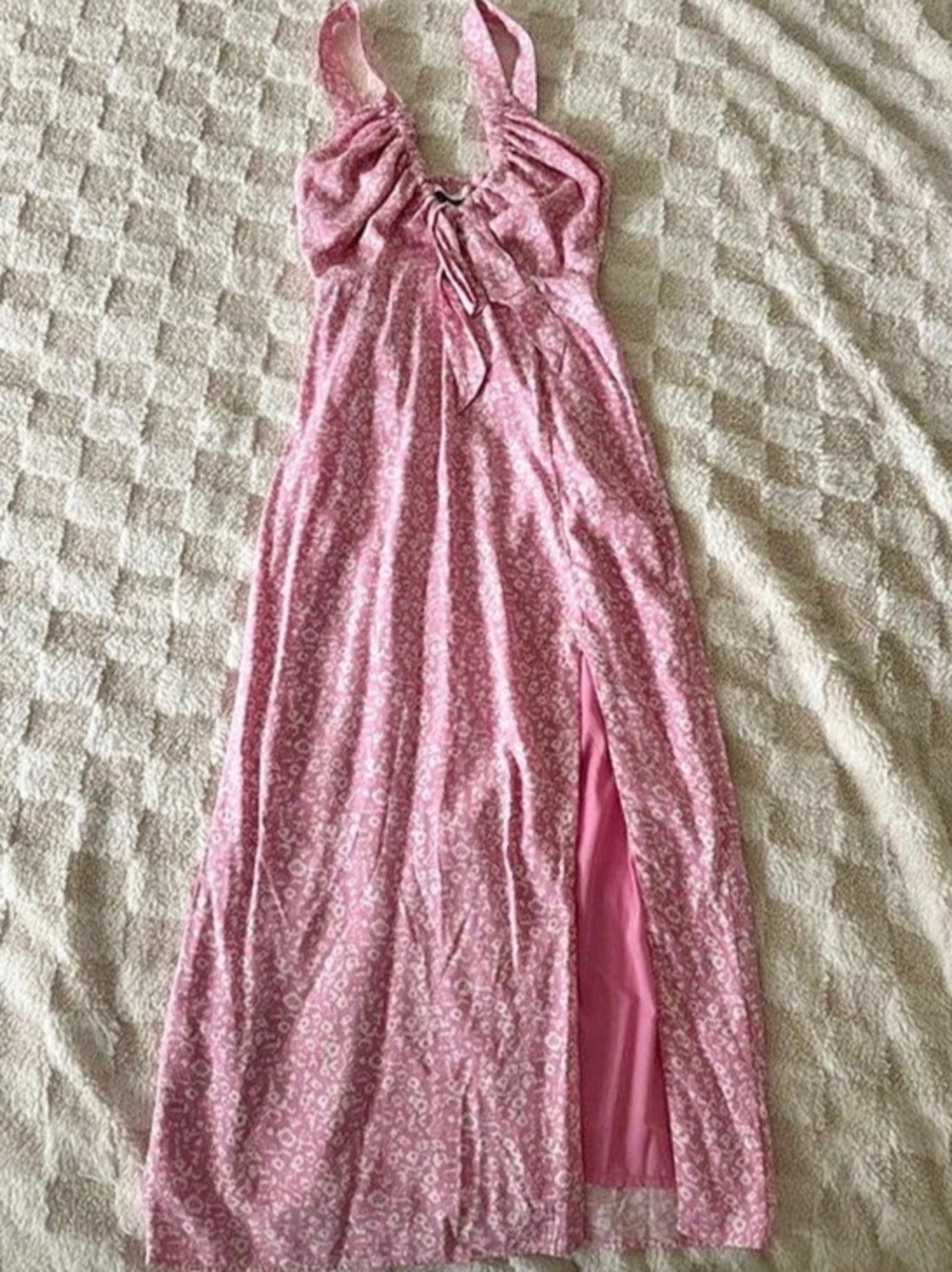 Abercrombie & Fitch Pink Midi Dress